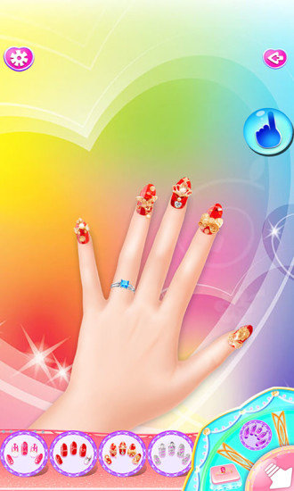 芭比公主美甲日记1