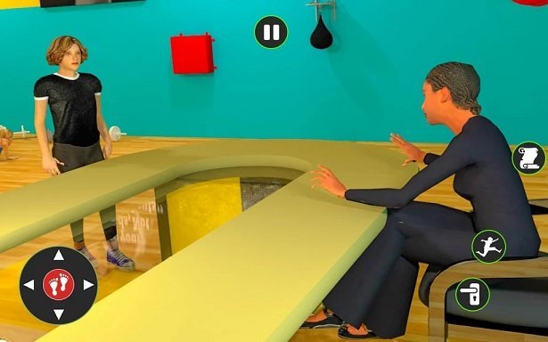 蠢萌女孩瑜伽我的健身导师0