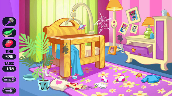 粉色公主大扫除2