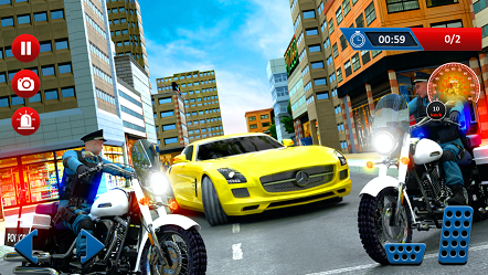 美国警察自行车追逐3