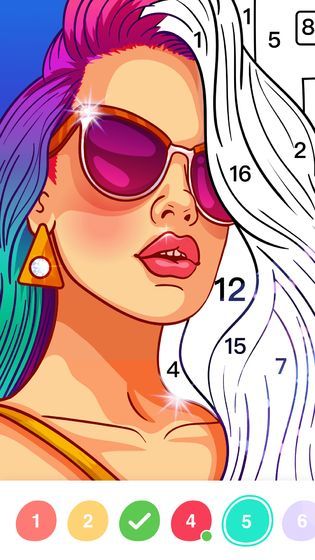 艺术数字填色书0