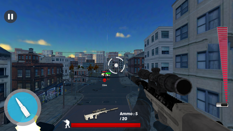 僵尸狙击兵枪攻射击ios版2