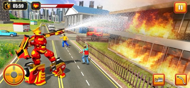 机器人消防车司机20201