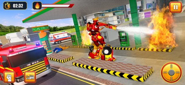 机器人消防车司机20202