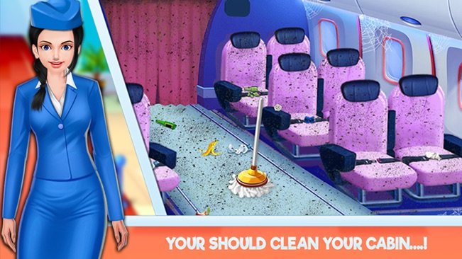 机组人员女孩飞机经理0