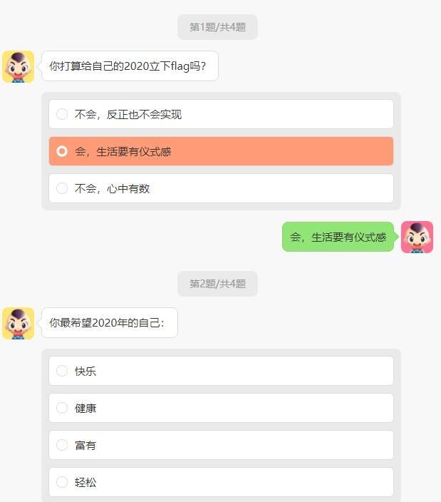 你的2020人生走势图2