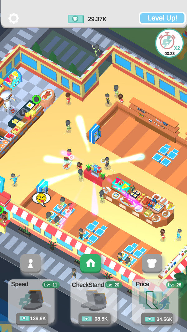 闲置神奇餐厅无限金币版1