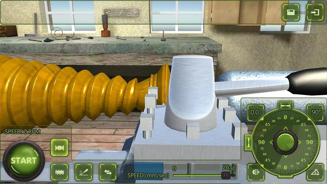 车床机器3D游戏3