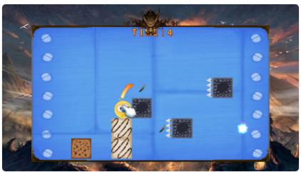 送黄色小球回家0