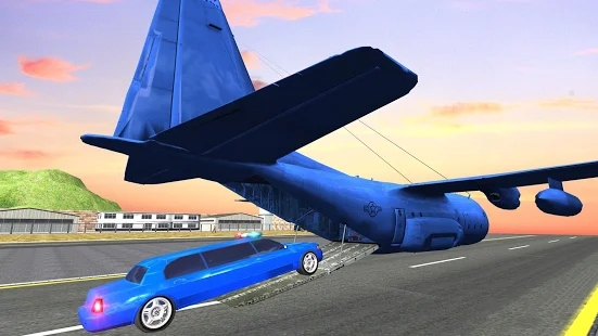 美国警察豪华轿车运输机1