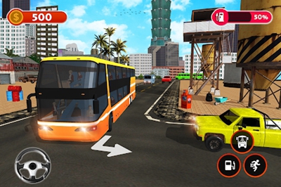 高中巴士模拟器城市公共汽车驾驶游戏0