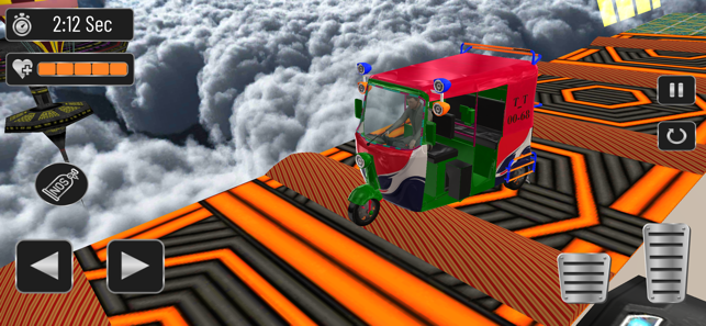 黄包车坡道特技竞速3D0