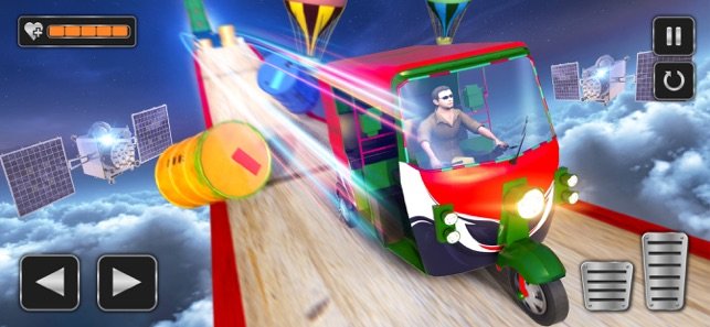 黄包车坡道特技竞速3D3