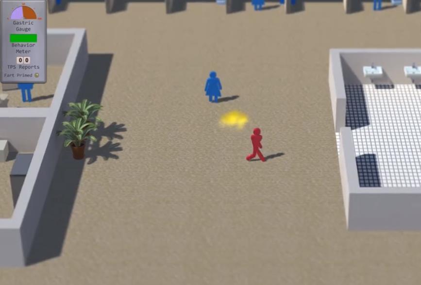 去厕所途中放屁1