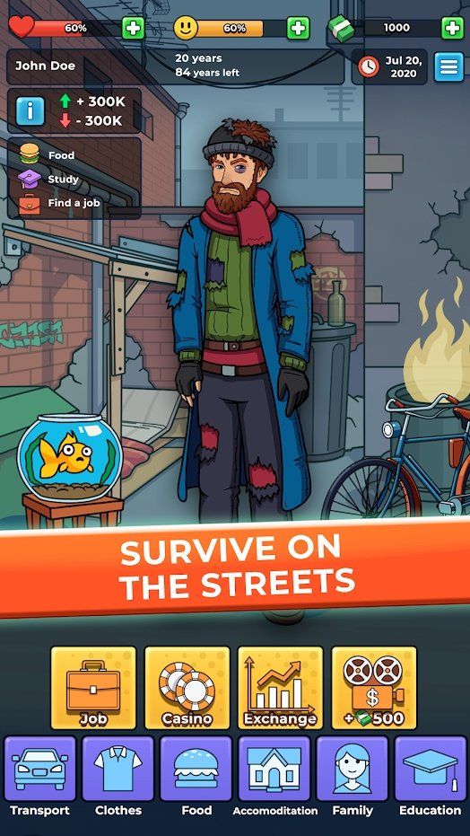 流浪汉的生活商业模拟0