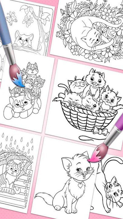 小猫着色2