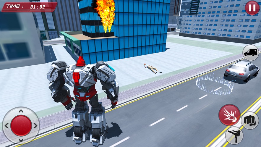 救护车紧急机器人3D2