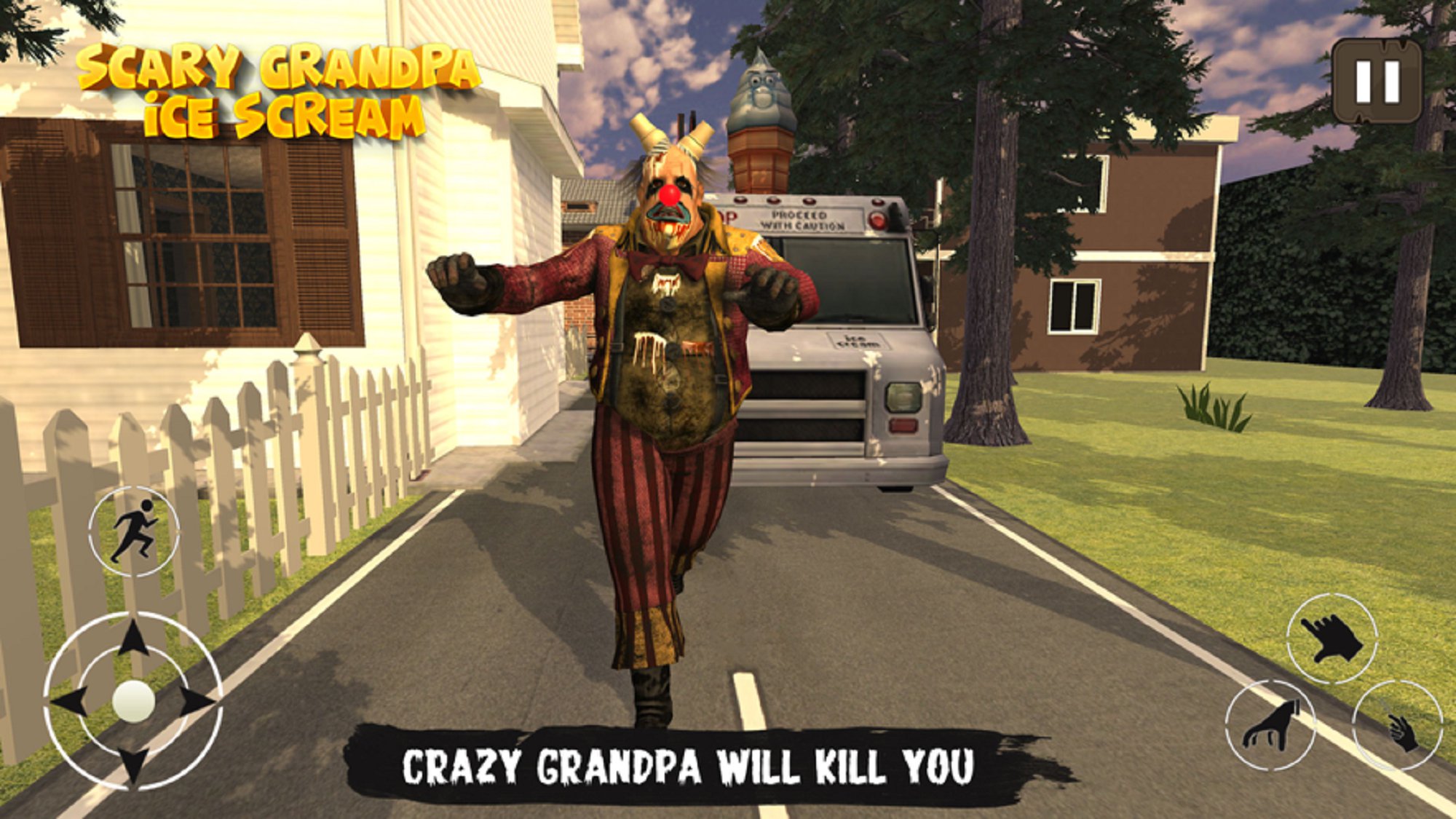 爷爷冰淇淋尖叫逃生1