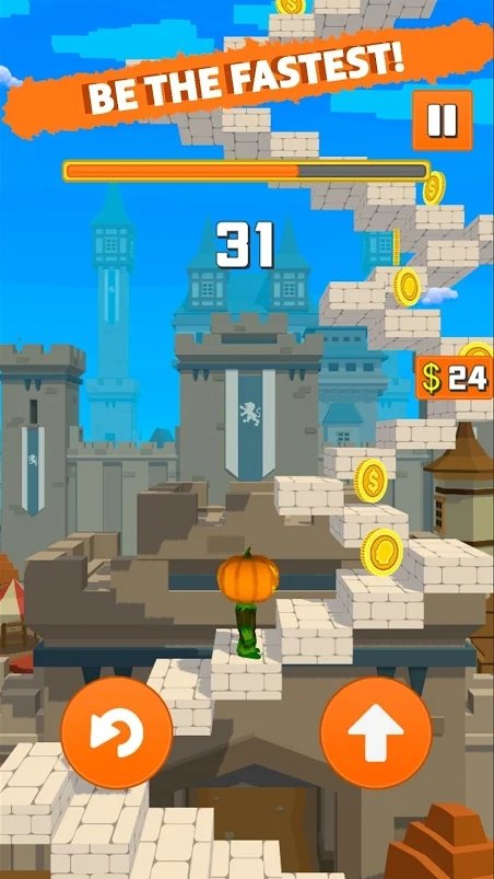 跳跃和攀爬楼梯冲刺3D1