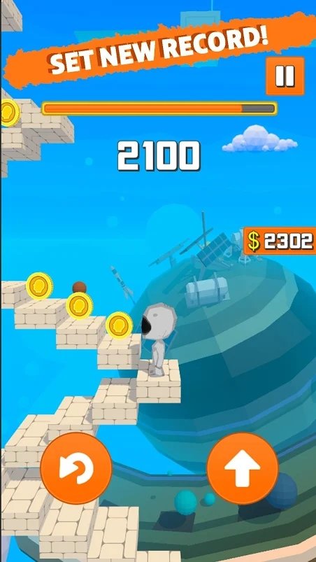 跳跃和攀爬楼梯冲刺3D2