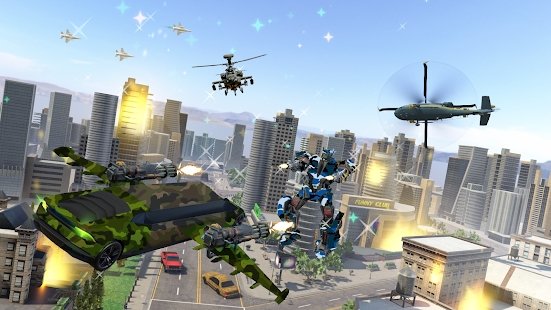 豪华轿车飞行机器人2