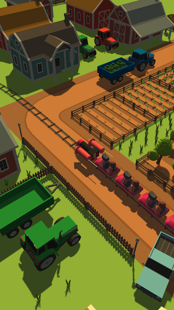 火车冲鸭环绕城市1