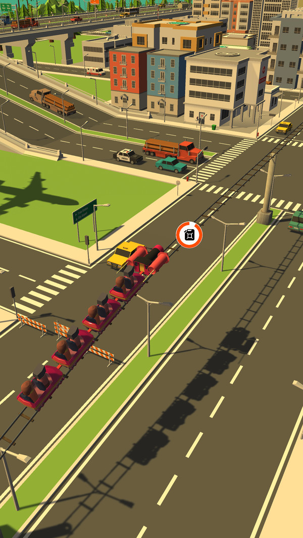 火车冲鸭环绕城市2