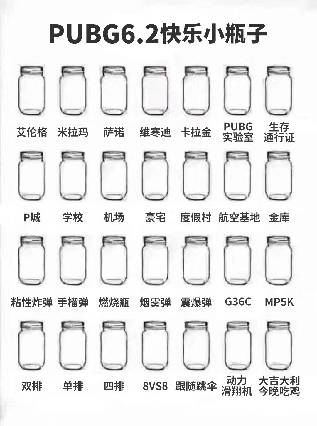 吃鸡快乐小瓶子0