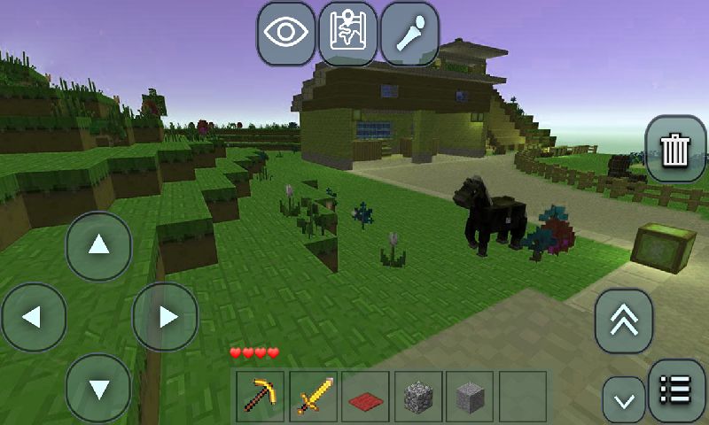 探索迷你世界建造房子1