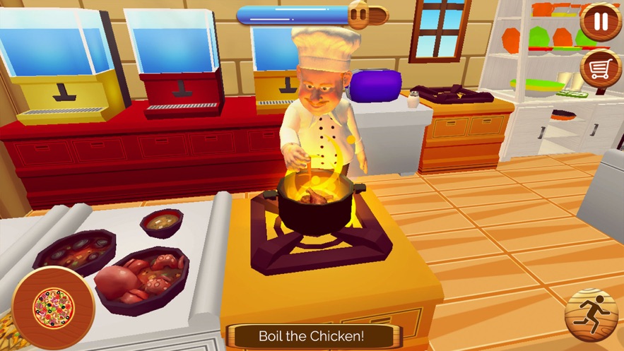 虚拟厨师大师烹饪疯狂大亨3D2
