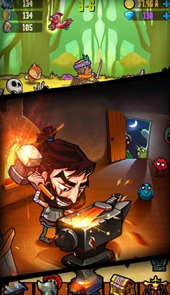 合并与伪造空闲武器大师1