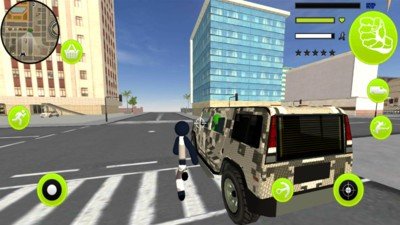 陆军火柴人绳索英雄1