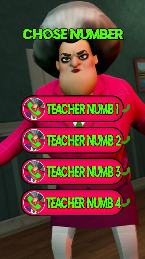 吓人的老师邻居呼叫模拟器0