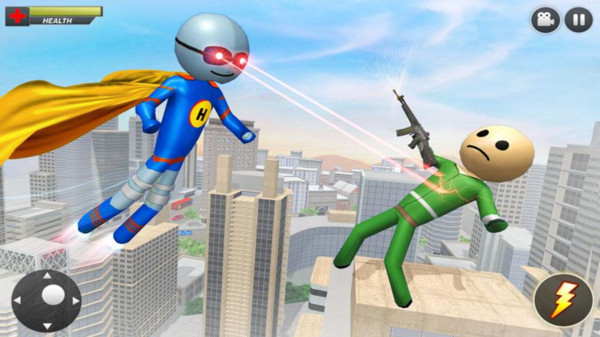 飞行火柴人绳索英雄3