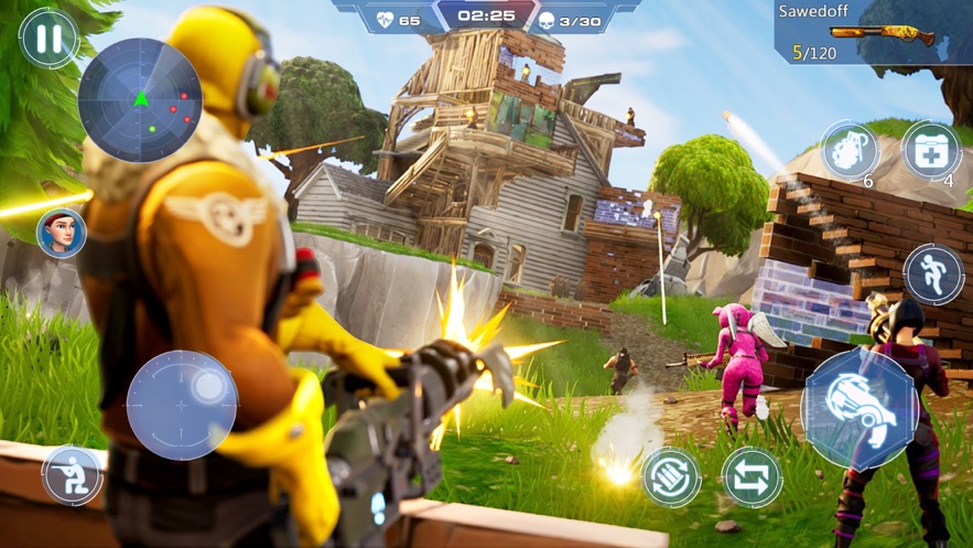 和平战场荒野精英堡垒派对求生2