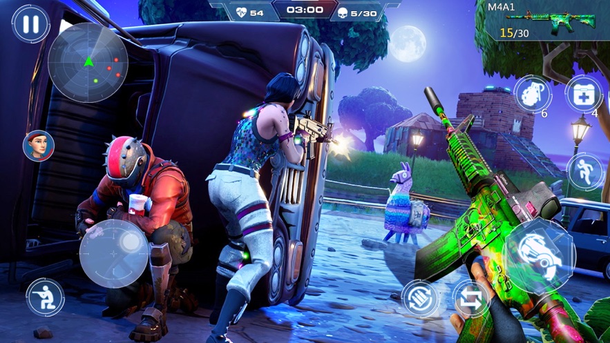 和平战场荒野精英堡垒派对求生5