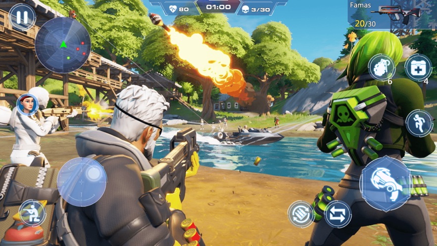 和平战场荒野精英堡垒派对求生6