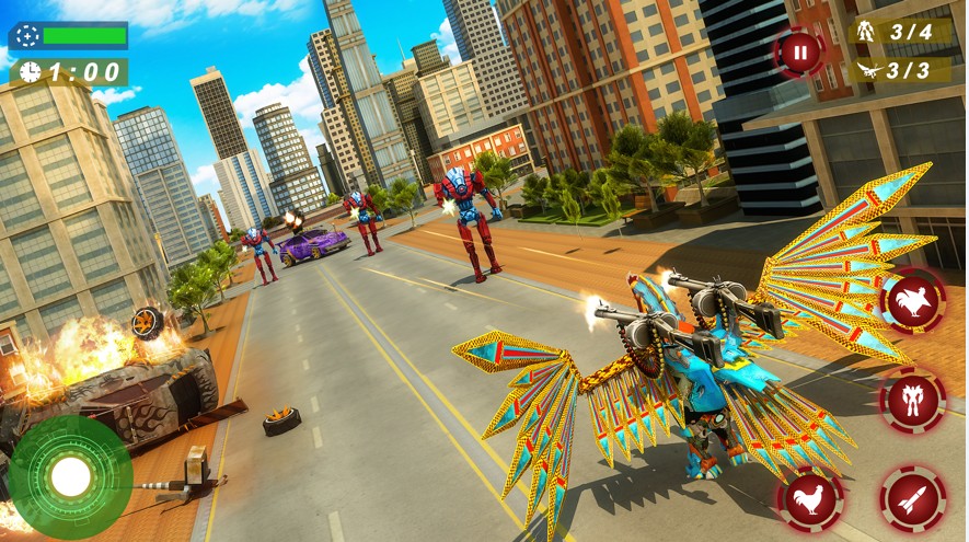 母鸡机器人转变英雄3