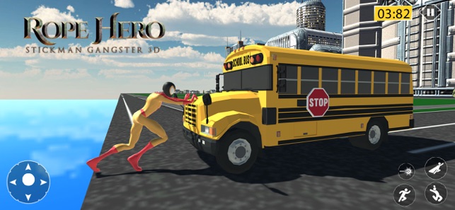 绳索英雄火柴人黑帮3D手机1