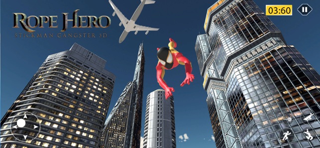 绳索英雄火柴人黑帮3D手机3