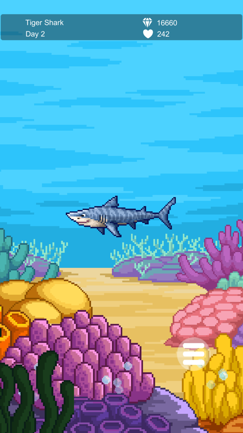 鲨鱼轻轻地生长1