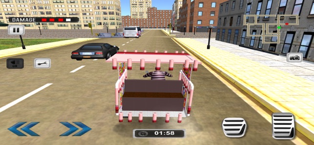 在城市道路上开人力车1