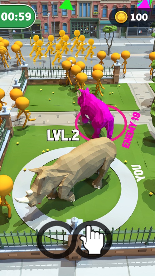 犀牛横冲直撞城市模拟器0