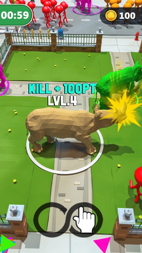 犀牛横冲直撞城市模拟器2