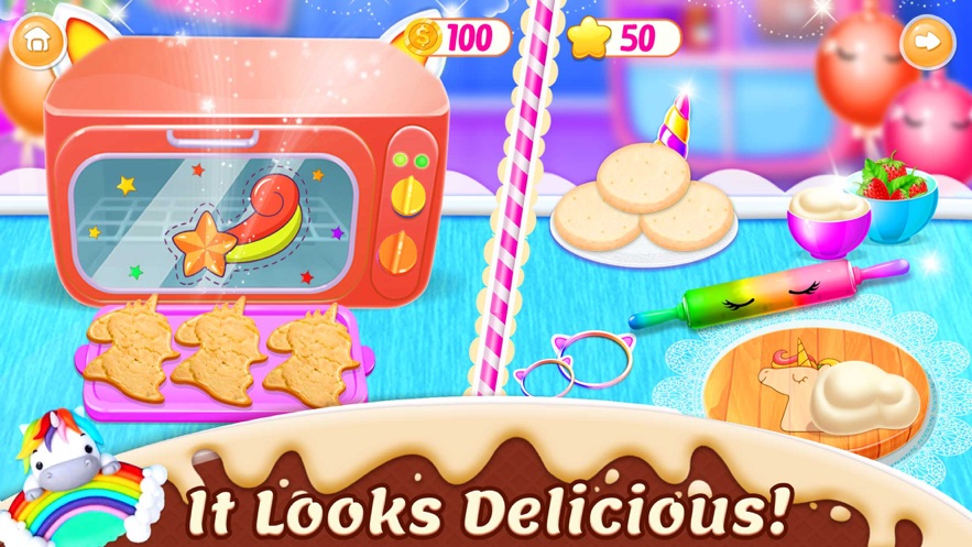 独角兽曲奇饼烘培中文版1