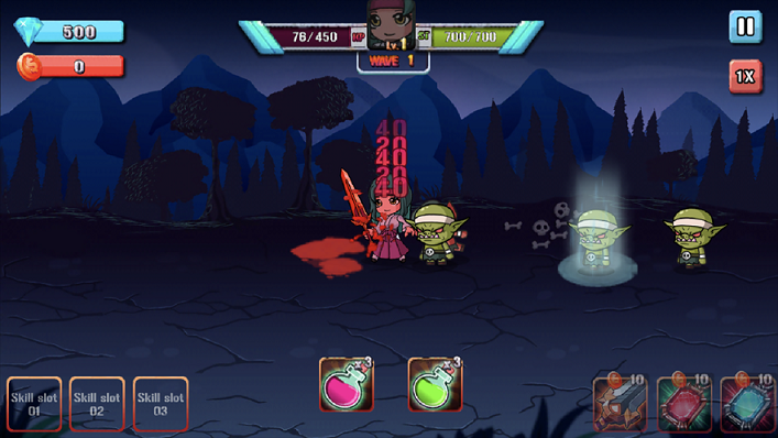 加查生命怪物冲刺世界0