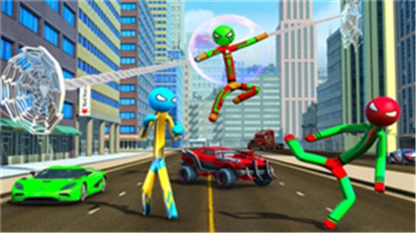 真实火柴人绳索英雄3