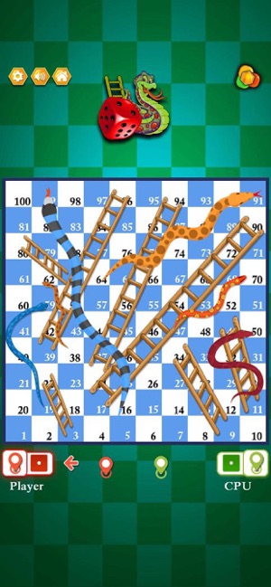 蛇和梯子棋盘1
