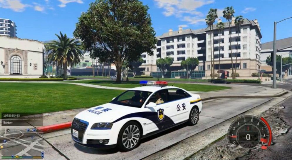 奥迪警车模拟器1