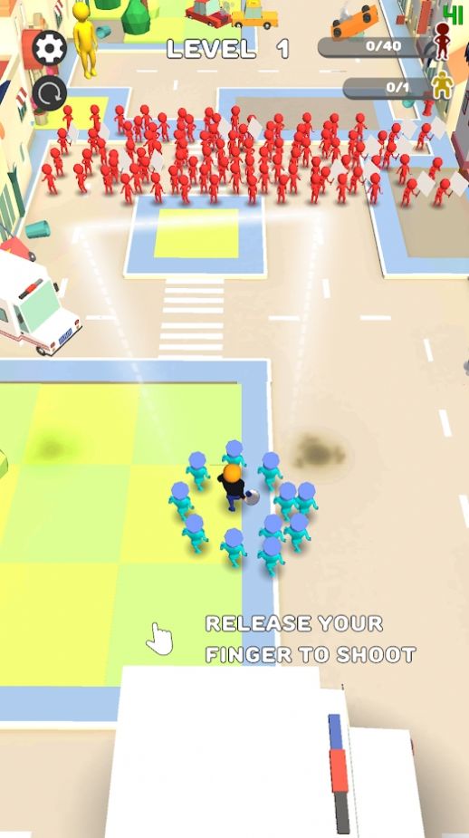 警察停止人群控制0